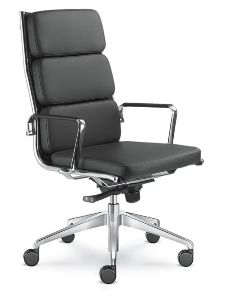 Кресло LD SEATING FLY 700 для руководителя, кожаное