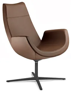 Лаунж-крісло LD SEATING RELAX RE-V-RA, F27-N1, шкіряне