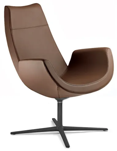 Лаунж-крісло LD SEATING RELAX RE-V-RA, F27-N1, шкіряне