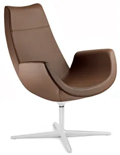 Лаунж-крісло LD SEATING RELAX RE-V-RA, F27-N0, шкіряне
