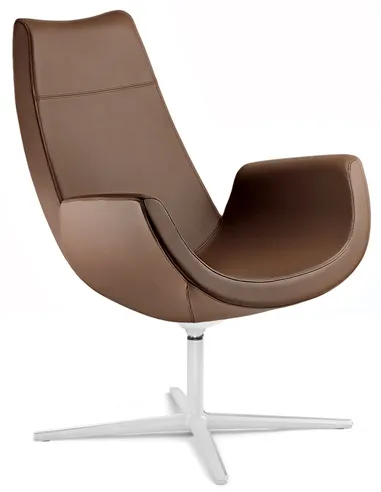 Лаунж-крісло LD SEATING RELAX RE-V-RA, F27-N0, шкіряне