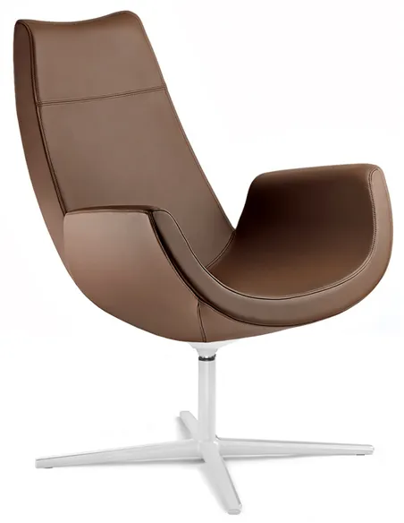 Лаунж-крісло LD SEATING RELAX RE-V-RA, F27-N0, шкіряне