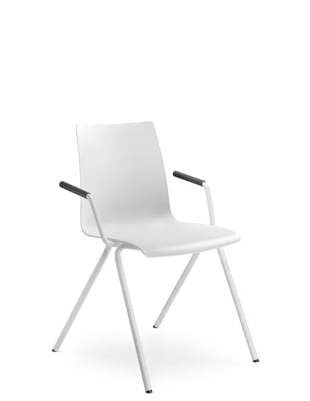 Кресло LD SEATING EVO 010-N0, BR для посетителей, на ножках