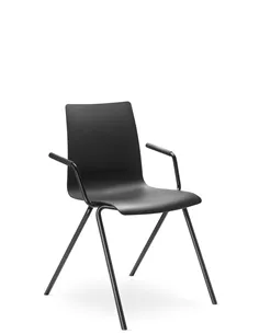 Кресло LD SEATING EVO 010-N1, BR для посетителей, на ножках