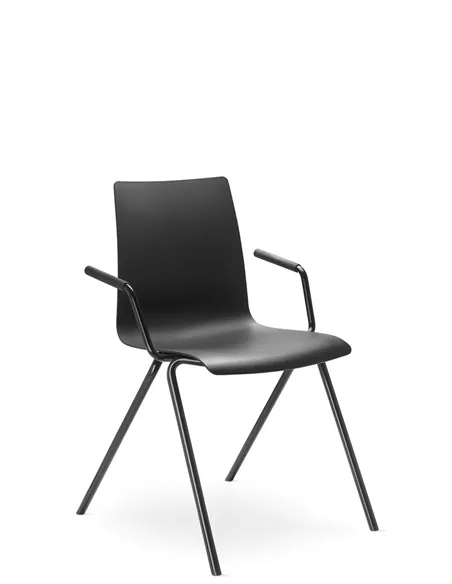 Кресло LD SEATING EVO 010-N1, BR для посетителей, на ножках