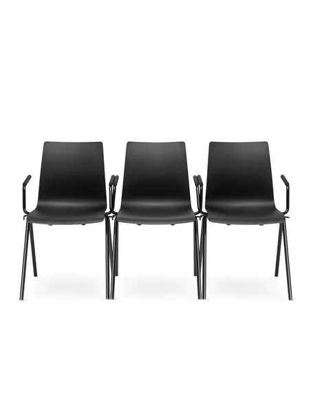 Кресло LD SEATING EVO 010-N1, BR для посетителей, на ножках