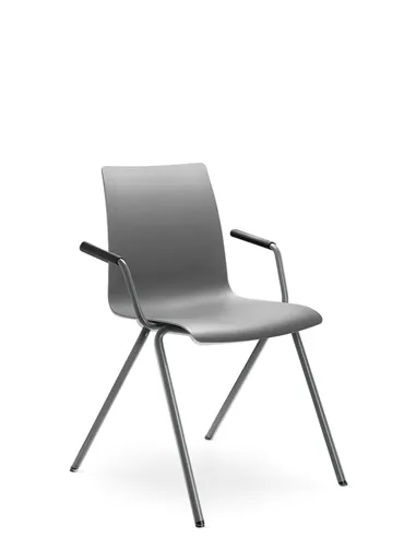 Кресло LD SEATING EVO 010-N3, BR для посетителей, на ножках