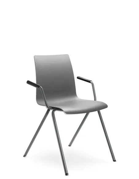 Кресло LD SEATING EVO 010-N3, BR для посетителей, на ножках