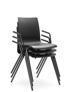 Кресло LD SEATING EVO 010-N3, BR для посетителей, на ножках 2