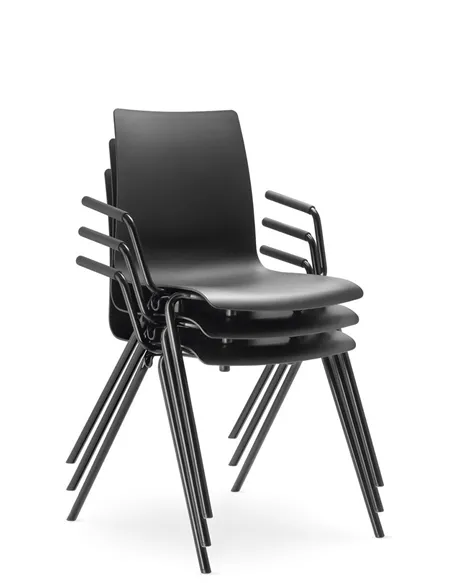 Кресло LD SEATING EVO 010-N3, BR для посетителей, на ножках