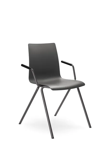 Кресло LD SEATING EVO 010-N5, BR для посетителей, на ножках