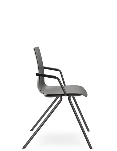 Кресло LD SEATING EVO 010-N5, BR для посетителей, на ножках