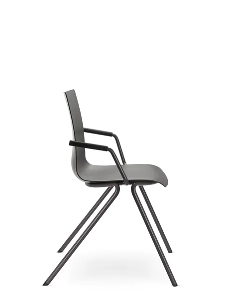 Кресло LD SEATING EVO 010-N5, BR для посетителей, на ножках