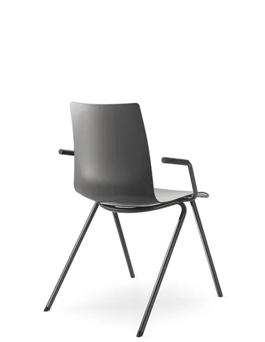 Кресло LD SEATING EVO 010-N5, BR для посетителей, на ножках