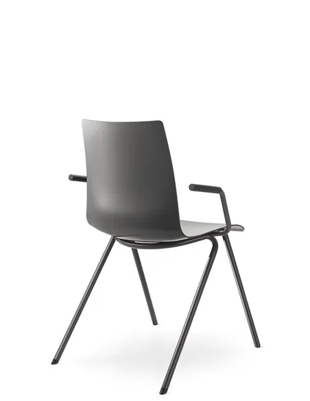 Кресло LD SEATING EVO 010-N5, BR для посетителей, на ножках