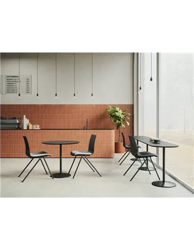 Кресло LD SEATING EVO 010-N5, BR для посетителей, на ножках