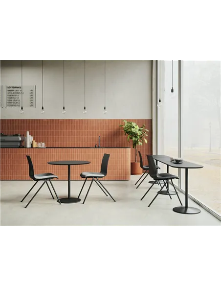 Кресло LD SEATING EVO 010-N5, BR для посетителей, на ножках