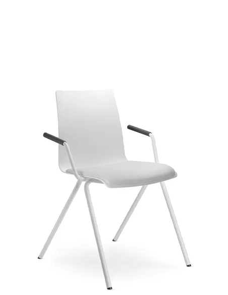 Кресло LD SEATING EVO 011-N0, BR для посетителей, на ножках