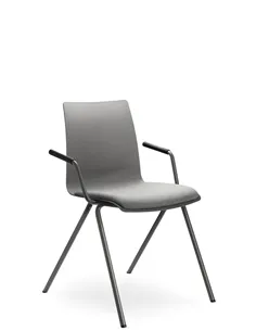 Кресло LD SEATING EVO 011-N3, BR для посетителей, на ножках