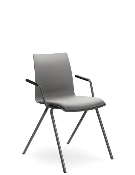 Кресло LD SEATING EVO 011-N3, BR для посетителей, на ножках