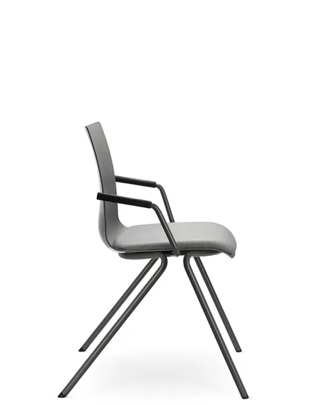 Кресло LD SEATING EVO 011-N3, BR для посетителей, на ножках