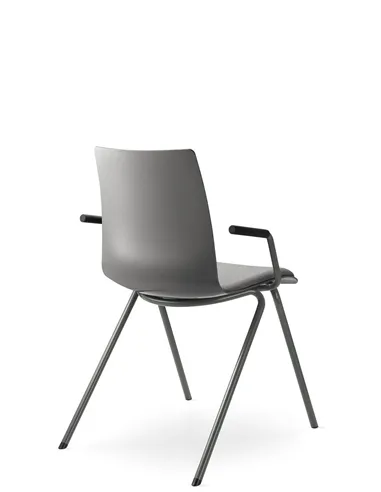 Кресло LD SEATING EVO 011-N3, BR для посетителей, на ножках