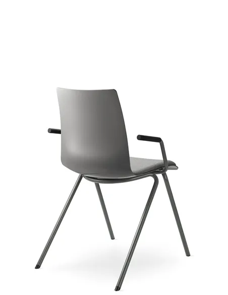 Кресло LD SEATING EVO 011-N3, BR для посетителей, на ножках