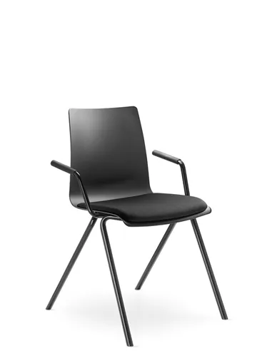 Кресло LD SEATING EVO 011-N1, BR для посетителей, на ножках