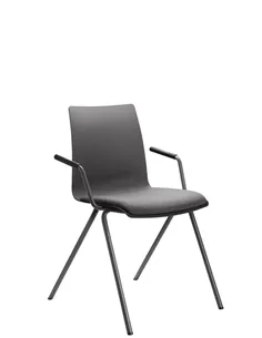 Кресло LD SEATING EVO 011-N5, BR для посетителей, на ножках