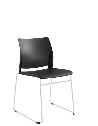 Кресло LD SEATING TREND 520-Q-N4 для посетителей, на полозьях