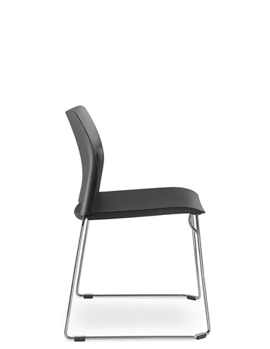 Кресло LD SEATING TREND 520-Q-N4 для посетителей, на полозьях