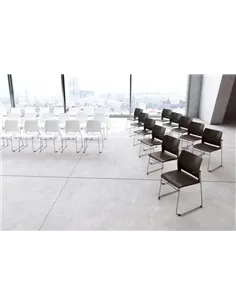 Кресло LD SEATING TREND 520-Q-N1 для посетителей, на полозьях 2