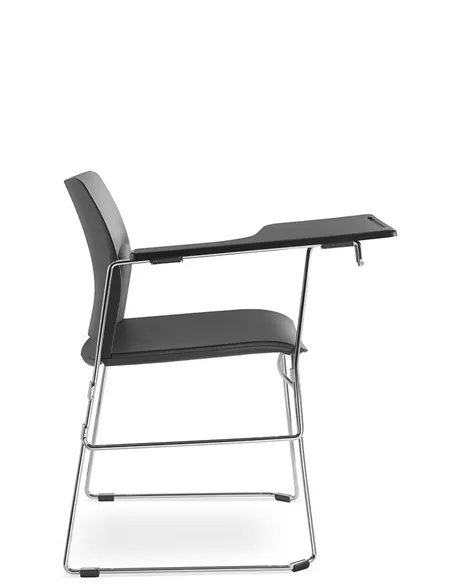 Кресло LD SEATING TREND 520-Q-N4+TR для аудиторий, со столиком