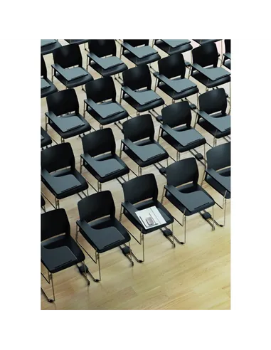 Кресло LD SEATING TREND 520-Q-N4+TR для аудиторий, со столиком