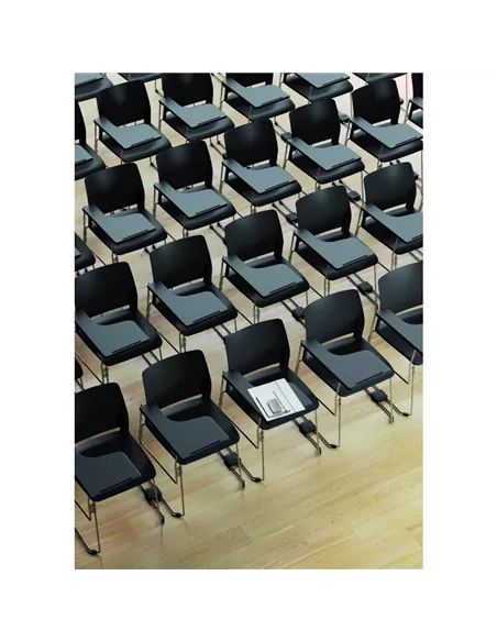 Кресло LD SEATING TREND 520-Q-N4+TR для аудиторий, со столиком