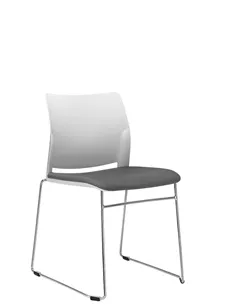 Кресло LD SEATING TREND 521-Q-N4 для посетителей, на полозьях