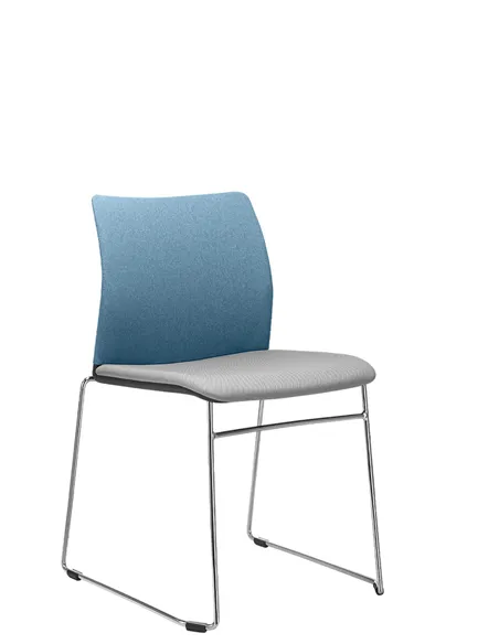 Крісло LD SEATING TREND 522-Q-N4 для відвідувачів, на полозах