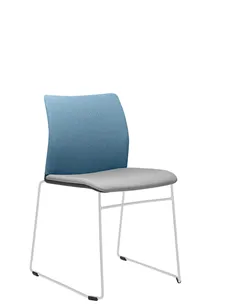 Кресло LD SEATING TREND 522-Q-N0 для посетителей, на полозьях