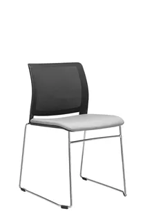 Кресло LD SEATING TREND 525-Q-N4 для посетителей, на полозьях
