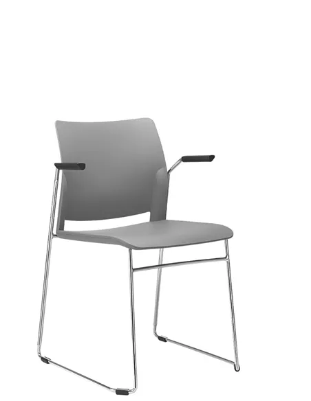 Крісло LD SEATING TREND 520-Q-N4, BR для відвідувачів, на полозах