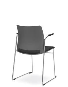 Кресло LD SEATING TREND 521-Q-N4, BR для посетителей, на полозьях 2