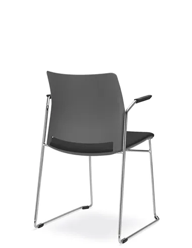 Крісло LD SEATING TREND 521-Q-N4, BR для відвідувачів, на полозах