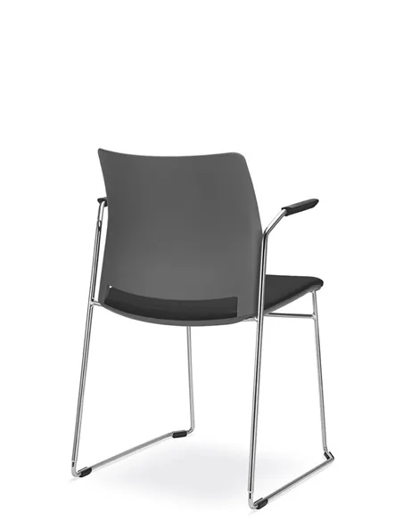 Крісло LD SEATING TREND 521-Q-N4, BR для відвідувачів, на полозах