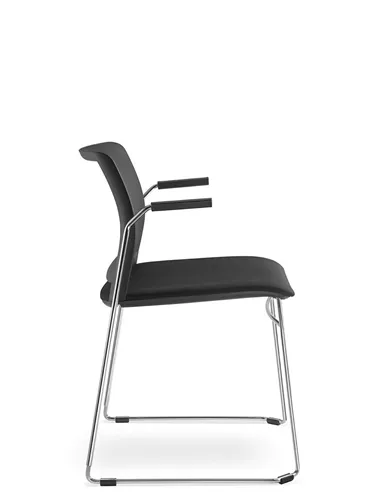 Крісло LD SEATING TREND 521-Q-N4, BR для відвідувачів, на полозах