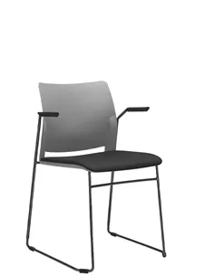 Кресло LD SEATING TREND 521-Q-N1, BR для посетителей, на полозьях