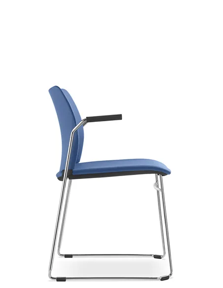 Крісло LD SEATING TREND 522-Q-N4, BR для відвідувачів, на полозах