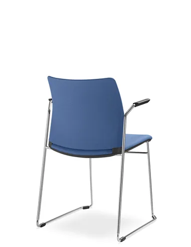 Крісло LD SEATING TREND 522-Q-N4, BR для відвідувачів, на полозах
