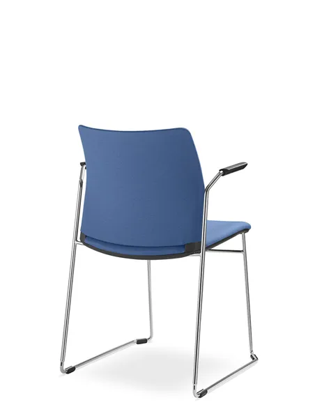 Крісло LD SEATING TREND 522-Q-N4, BR для відвідувачів, на полозах