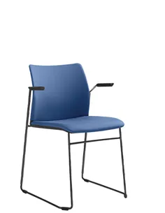 Кресло LD SEATING TREND 522-Q-N1, BR для посетителей, на полозьях