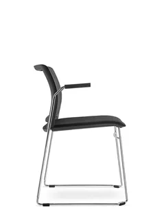 Кресло LD SEATING TREND 525-Q-N4, BR для посетителей, на полозьях 2